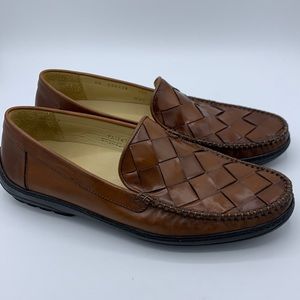 Cole Haan Woven Leather Loafers